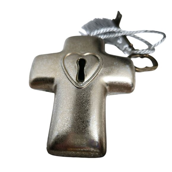 DEMDACO Artful Cross "Be Strong & Courageous" Joshua 1:9 4 Keepsake - Picture 5 of 9